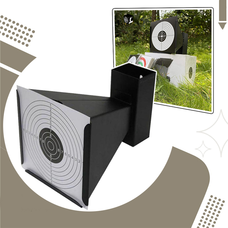 FANDAO 14x14cm Steel Shooting Target - Durable Reusable Outdoor CS Training Eco-Conscious Shooting Tool for Airsoft Pellet Rifle