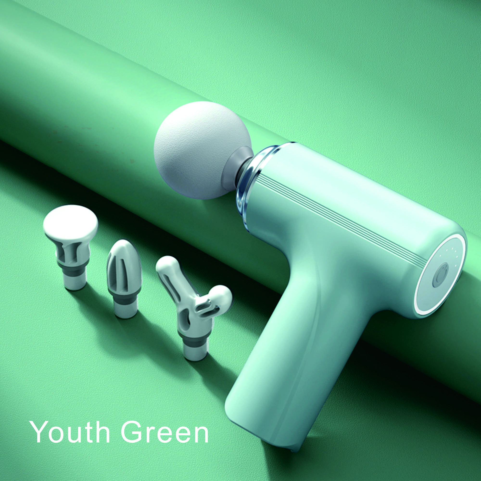 Portable AI fascia gun vibration massage gun suitable for relaxing deep muscles in the neck and back, fitness and slimming