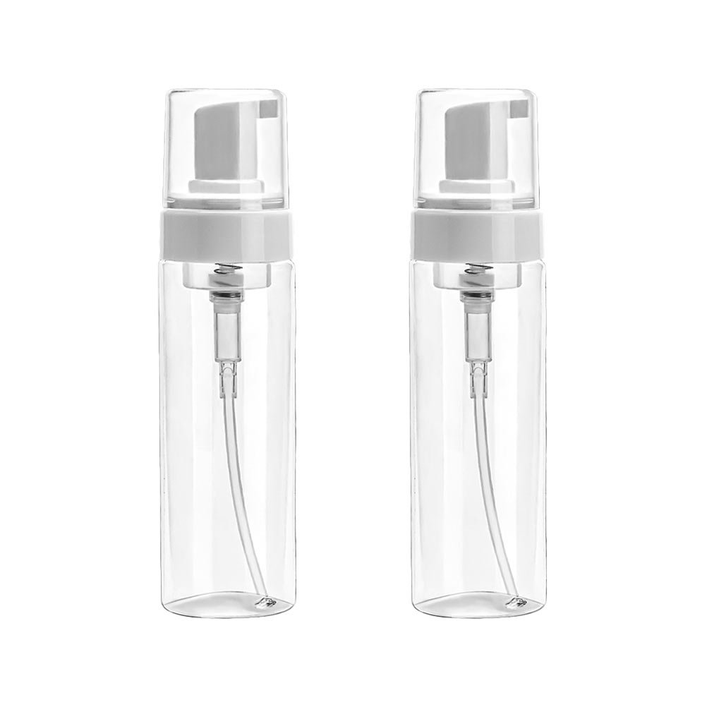 2 Pcs Bottles Portable Shampoo Foaming Dispenser Lotion Bottle Travel Size Durable Lotion Bottle Practical Design