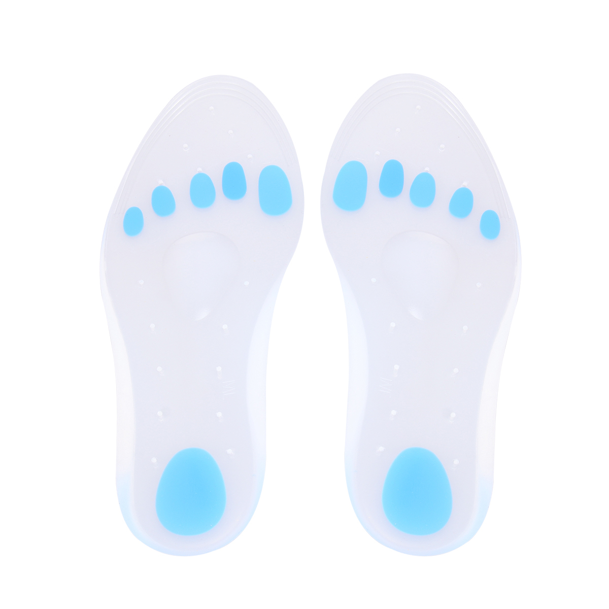 Sport Insoles for Foot Fatigue Relief Silicone Shoe Pads with Excellent and Support