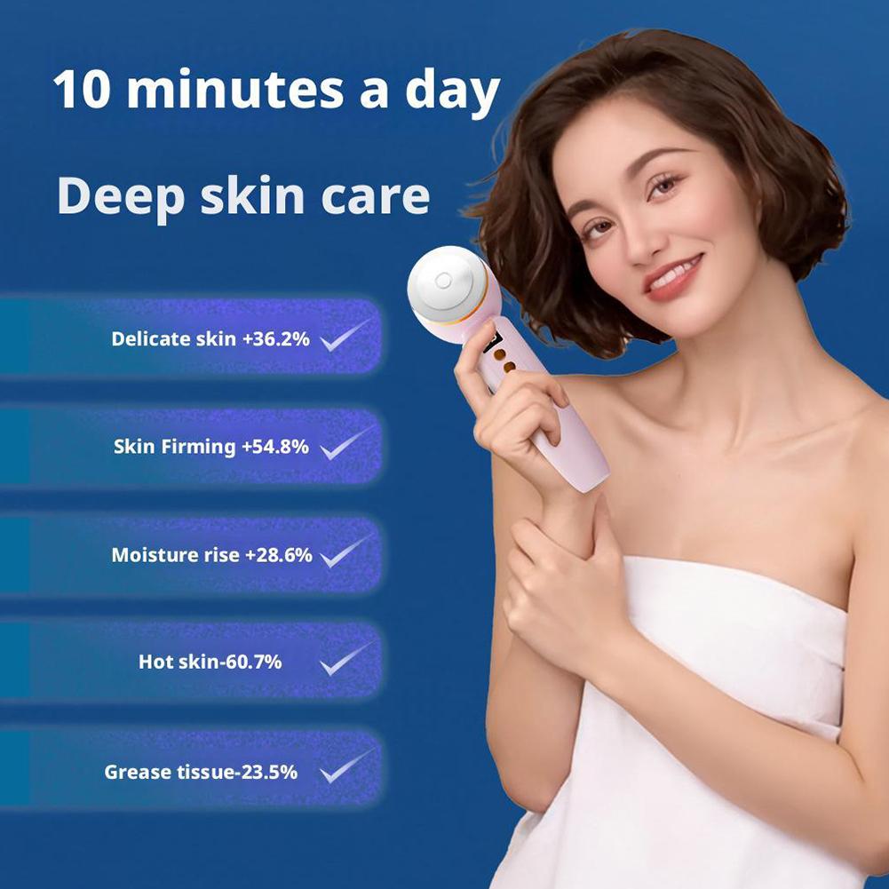 Household Hot And Cold Ice Hammer Beauty Instrument Hot Light Introduction /cold Instrument Blue Compress EMS And Beauty Re W5L8