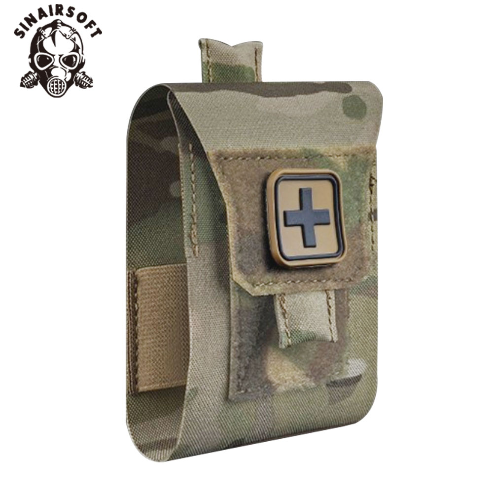 SINAIRSOFT Tactical Small Quick First Aid Kit Multifunctional Storage Survival Equipment Kit Outdoor Training Emergency Kit