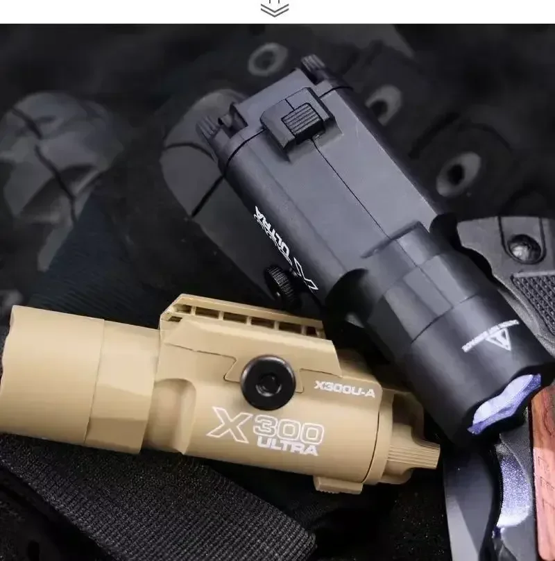 EDC Multi - Functional Tactical X300U-A  Light Fits 20mm Rail, for Toy Airsoft Guns, Hunting, CS Matches & Wargames