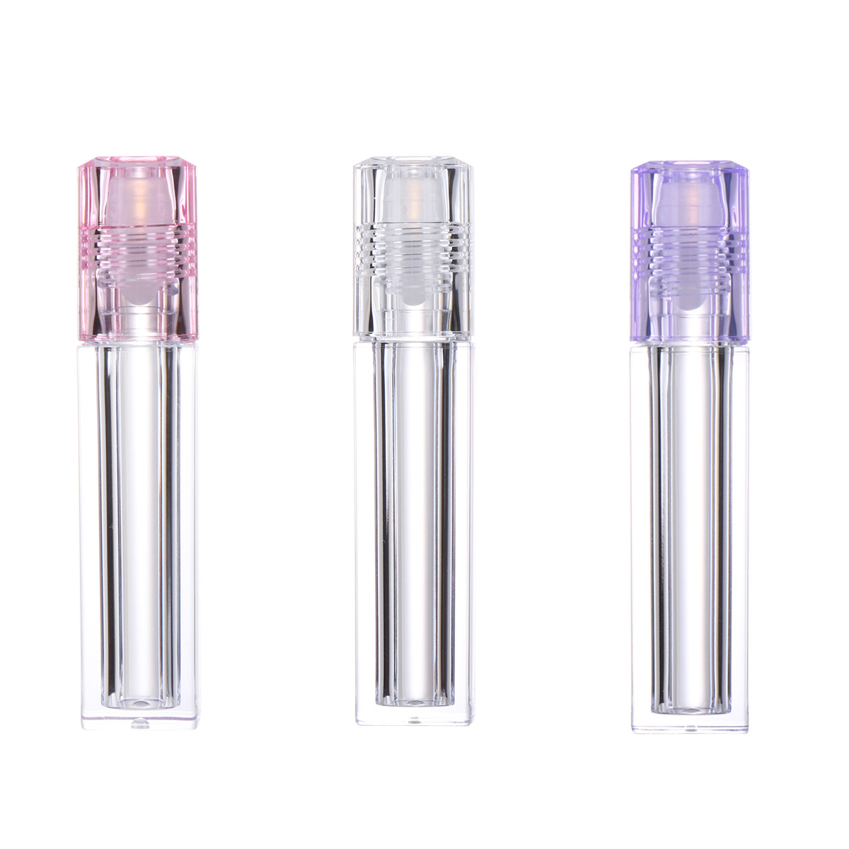 10pcs Lip Oil Bottle Gloss Refillable Vials Pink Travel Containers Lids Portable Winter Smooth Moist Lips