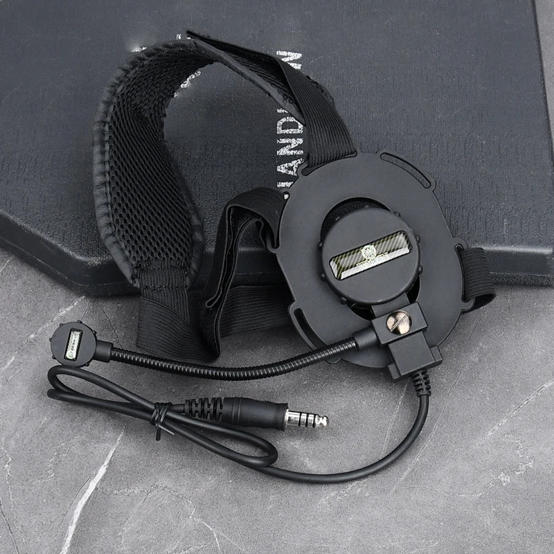 Tactical Bowman Military Unilateral Communication Headphone Softair Evo Wargame Shooting Hunting Headsets Equipment