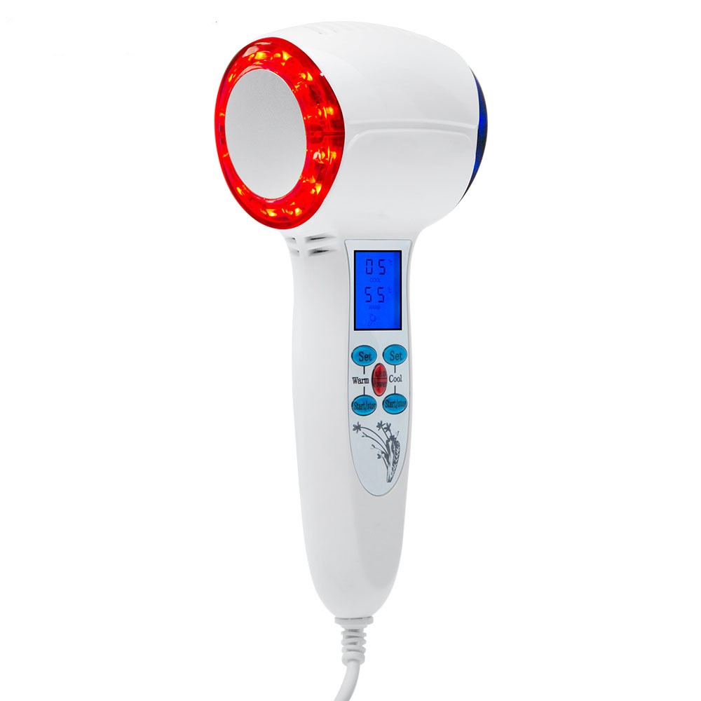 New LCD Hot and Cold Hammer Beauty Instrument Tighten Lifting Skin Rejuvenation Soothing Massager