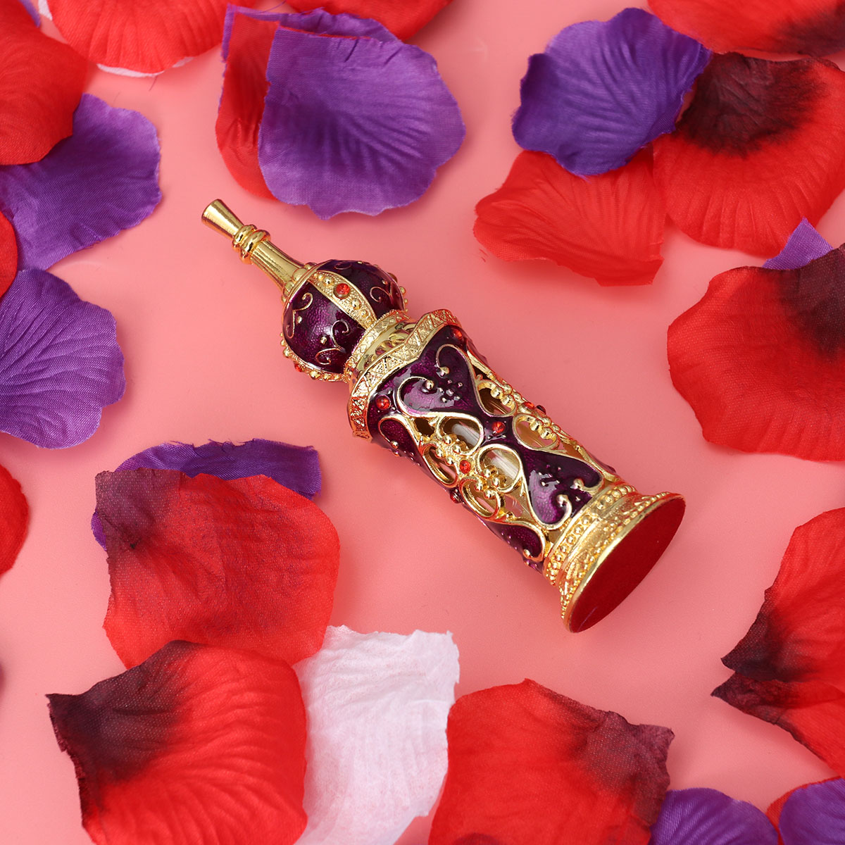 12 ML Floral Containers Women Essential Oil Bottle Perfume for Small Dropper Miss