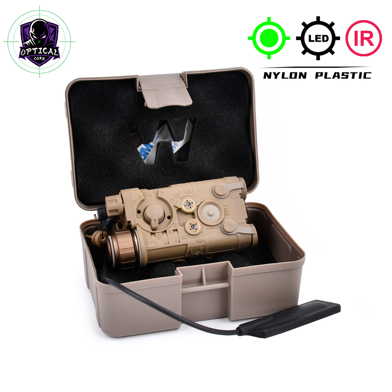 Tactical NGAL Red Dot Green Blue IR Laser Infrared Hunting Scope For Airsoft Equipment Weapon LED illumination Strobe Light 