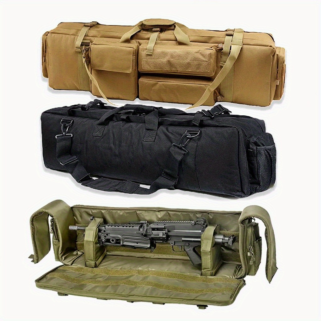 M249 Dual Support Tactical Gun Bag Airsoft Rifle Accessories Pack Rifle Gun Case Hunting Airgun Rifle Gun Bag for M4A1 M16 AR15