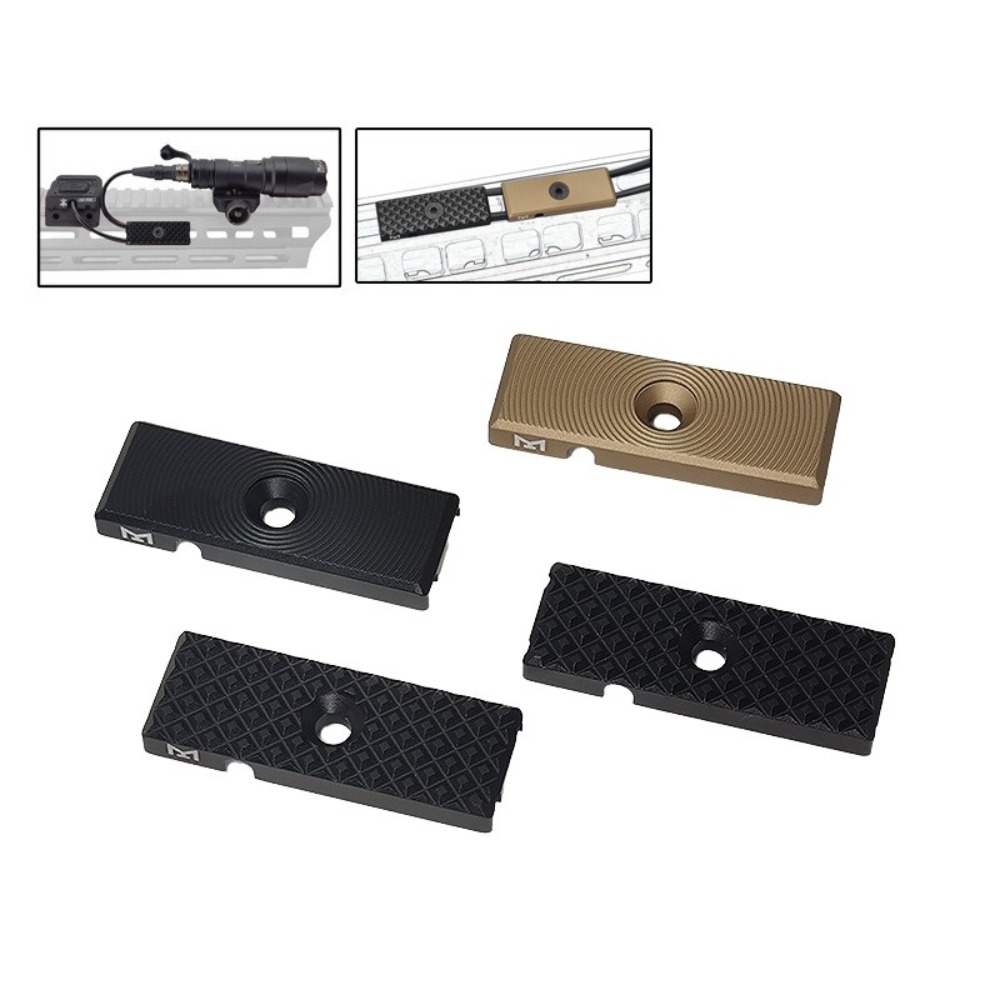 Matrix/Acoustic Pattern Rat Tail Cable Manager MLOK Metal TNV Conductor PEQ Flashlight Card Slot M600