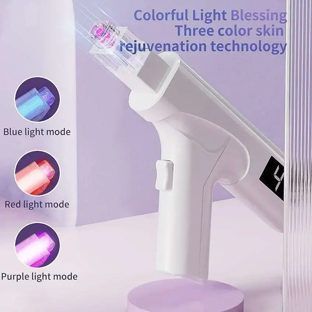 Skin Whitening Portable Mini Three-Color Light Nano-Microcrystalline Non-Invasive Skin Care Beauty Instrument