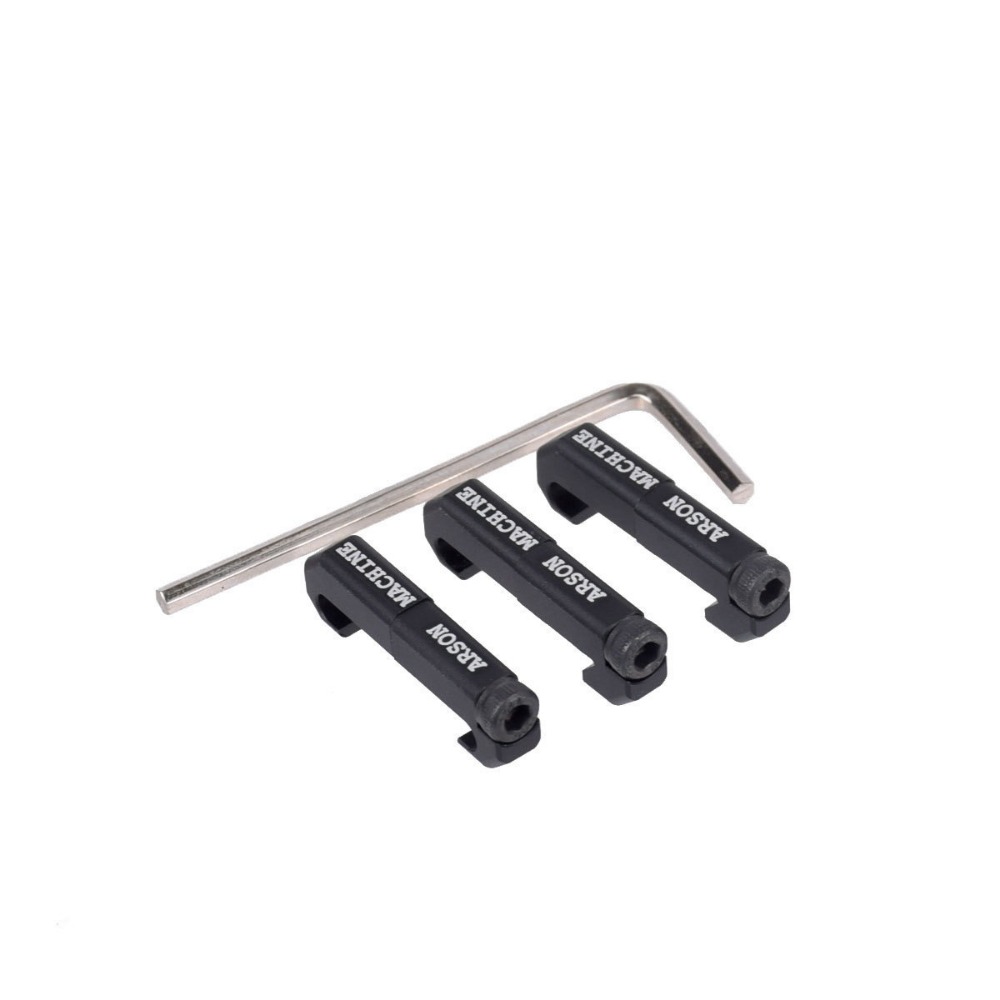 Tactical 3pcs/Set Wire Guide System Cable Management Rail Cover Picatinny Rail Handguard Wire Guide Tail Fixed