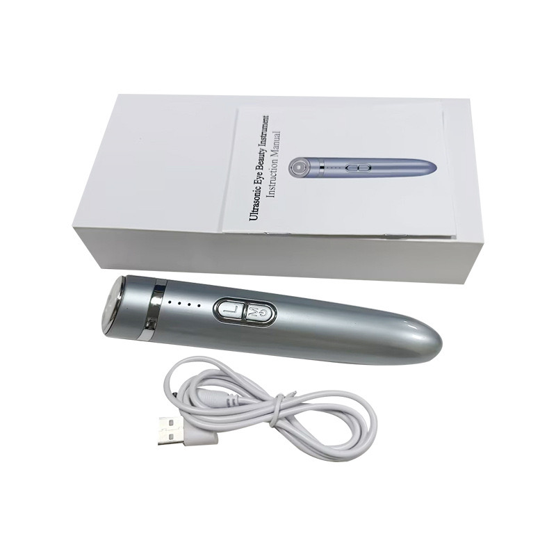 Portable Electric Eye Massage Pen Small Beauty Facial and Eye Care Dry Battery Power Supply Lightweight and Portable