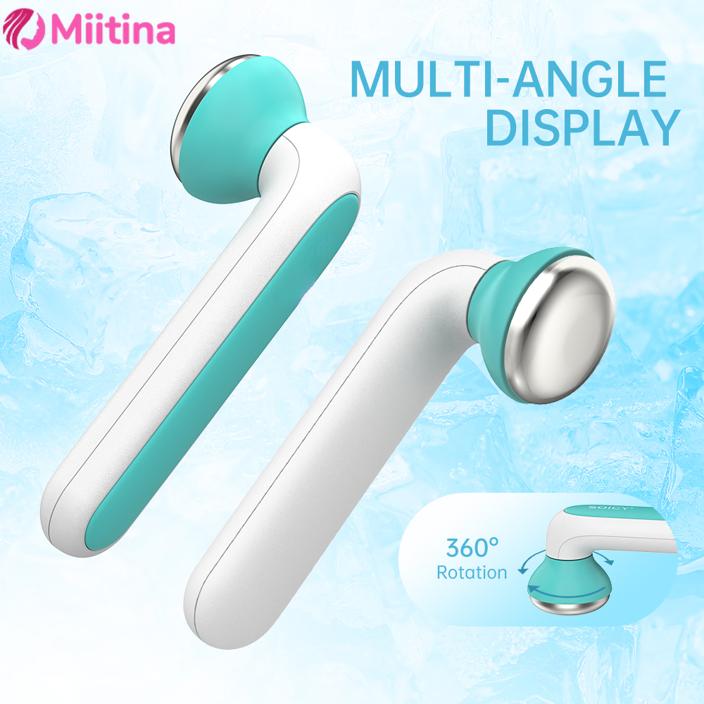 Ice Roller Beauty Salon Facial Ice Compress Device Home Ice Massage Stainless Steel Hammer Cold Compress Device Jade Roller Gift