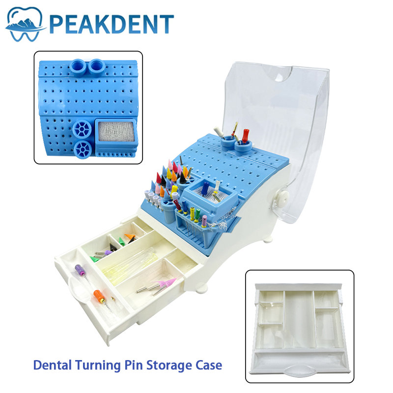 Dental Plastic Bur Box Odontologia Block Holder Disinfection Box Autoclave Sterilizer Case Drill Bit Organizer