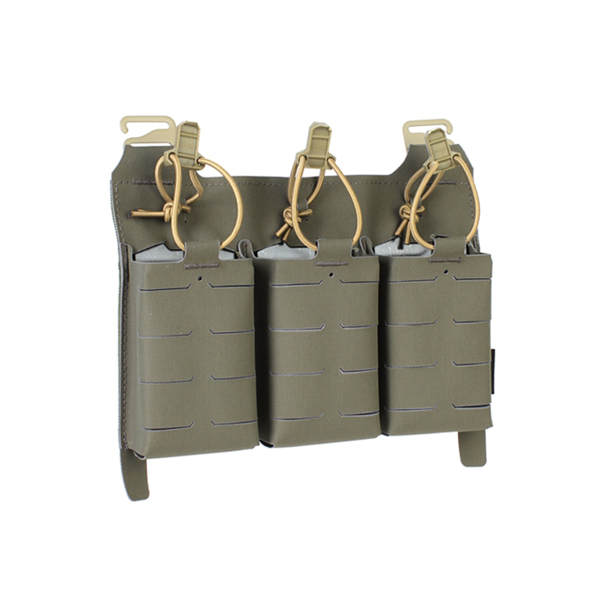 Tactical 5.56 Mag Pouch，Panel Triple Mag Carrier，Suitable For Airsoft Shooting, Hunting, Film And Television Props, Etc