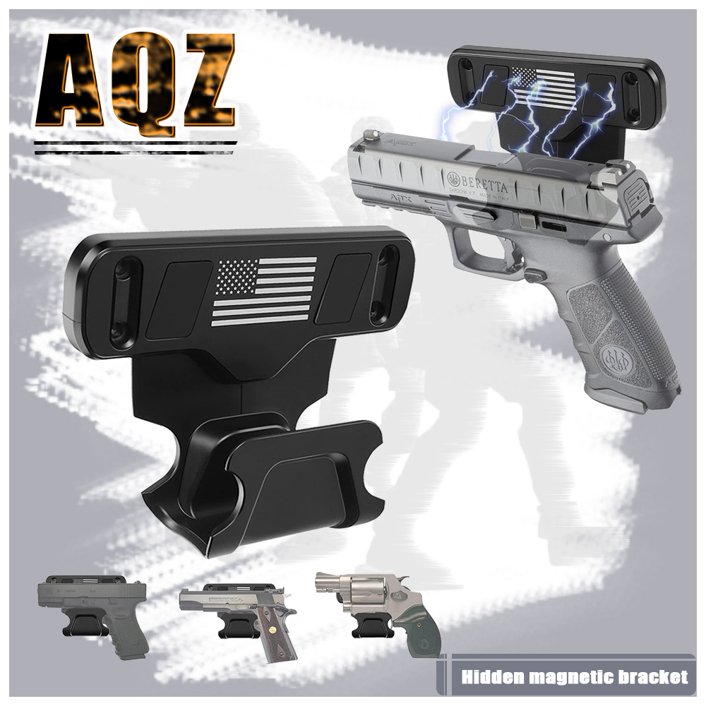 Magnetic Car Mount Trigger Guard Mount  Heavy Duty Car Gun Magnet Concealed Tactical Mount for Revolver, Pistol, Shotgun,