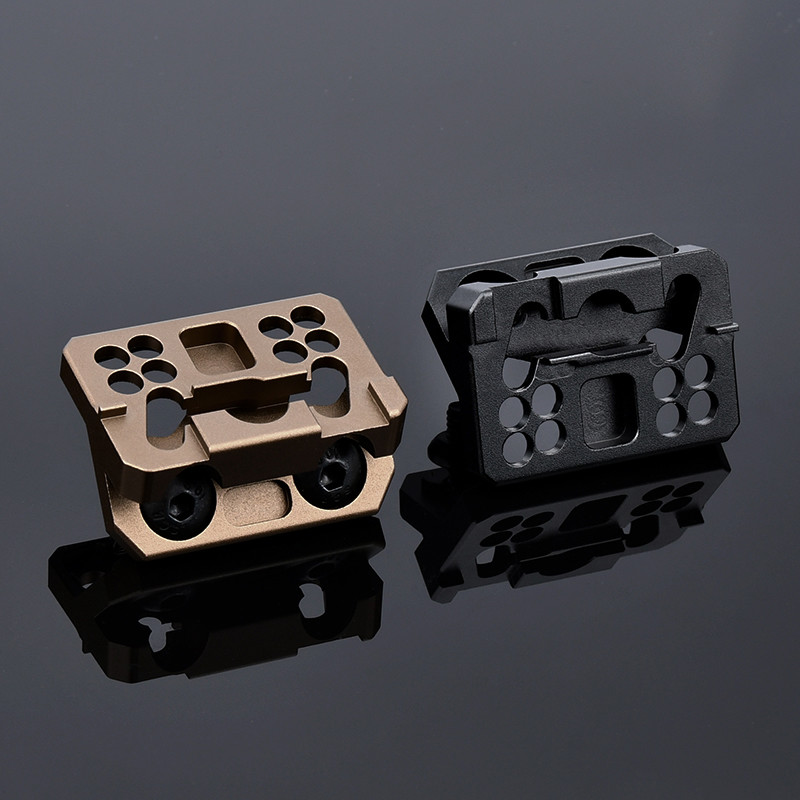 WDASN M300/M600 Rein Series Flashlight Offset 45 Degree Mount Bracket Fit M-lok/Keymod System Tactical Light Lamp Base Accessory