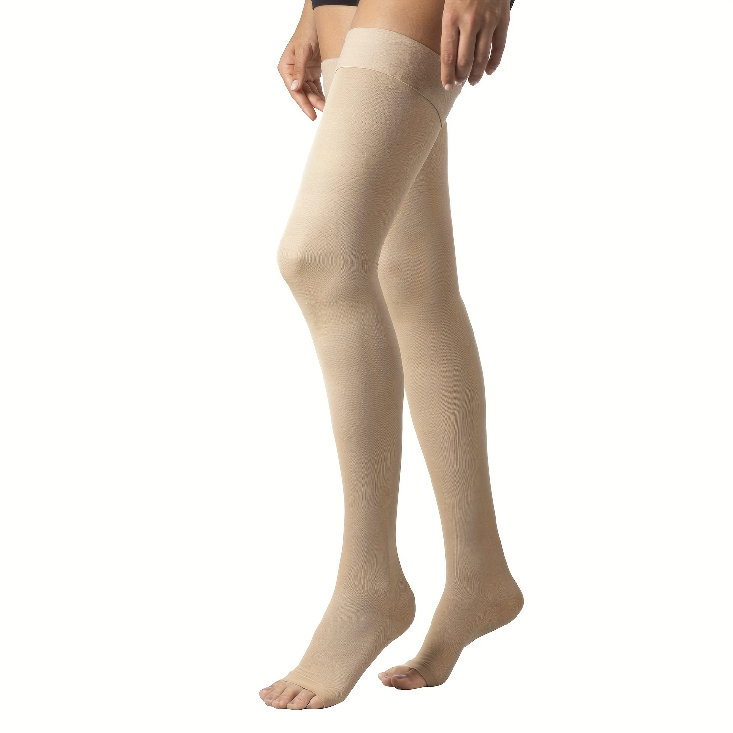 Skin-Tone Compression Socks  Non-, Breathable, And Easy to Wear