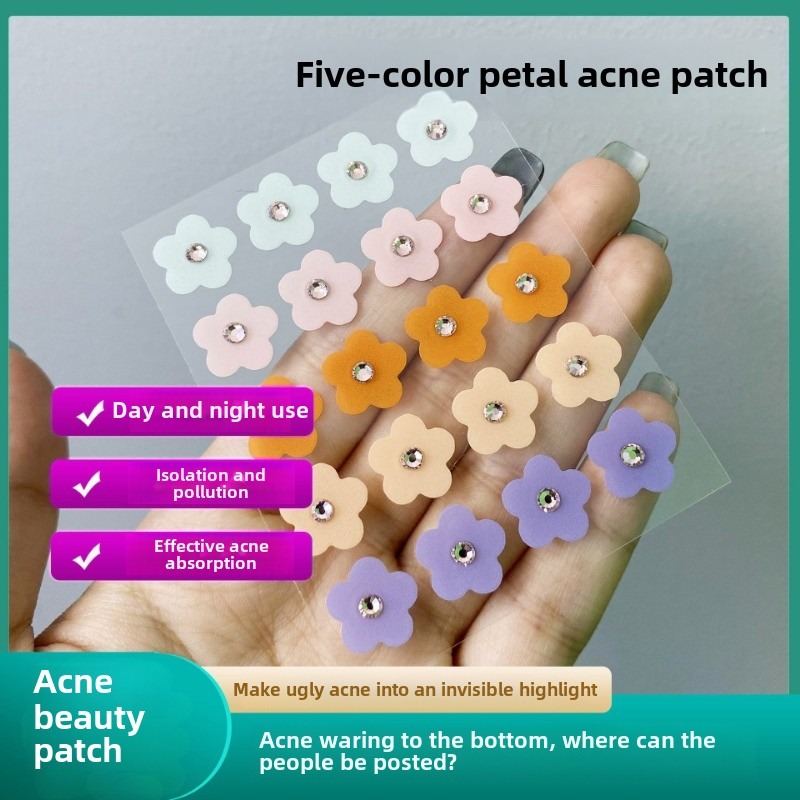 Cute Crystal 20 Anti Acne butterfly Flower Shape Acne Pimple Patch
