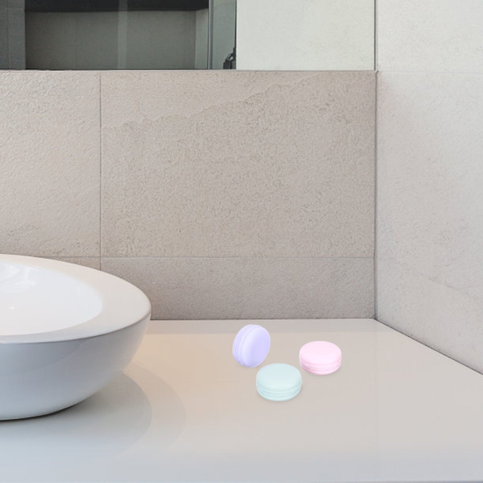 30pcs 10ML Boxes Macaron Color Plastic Lip Eye Mask Cases Containers for Lip Eye Mask Travel Suitable Home Use