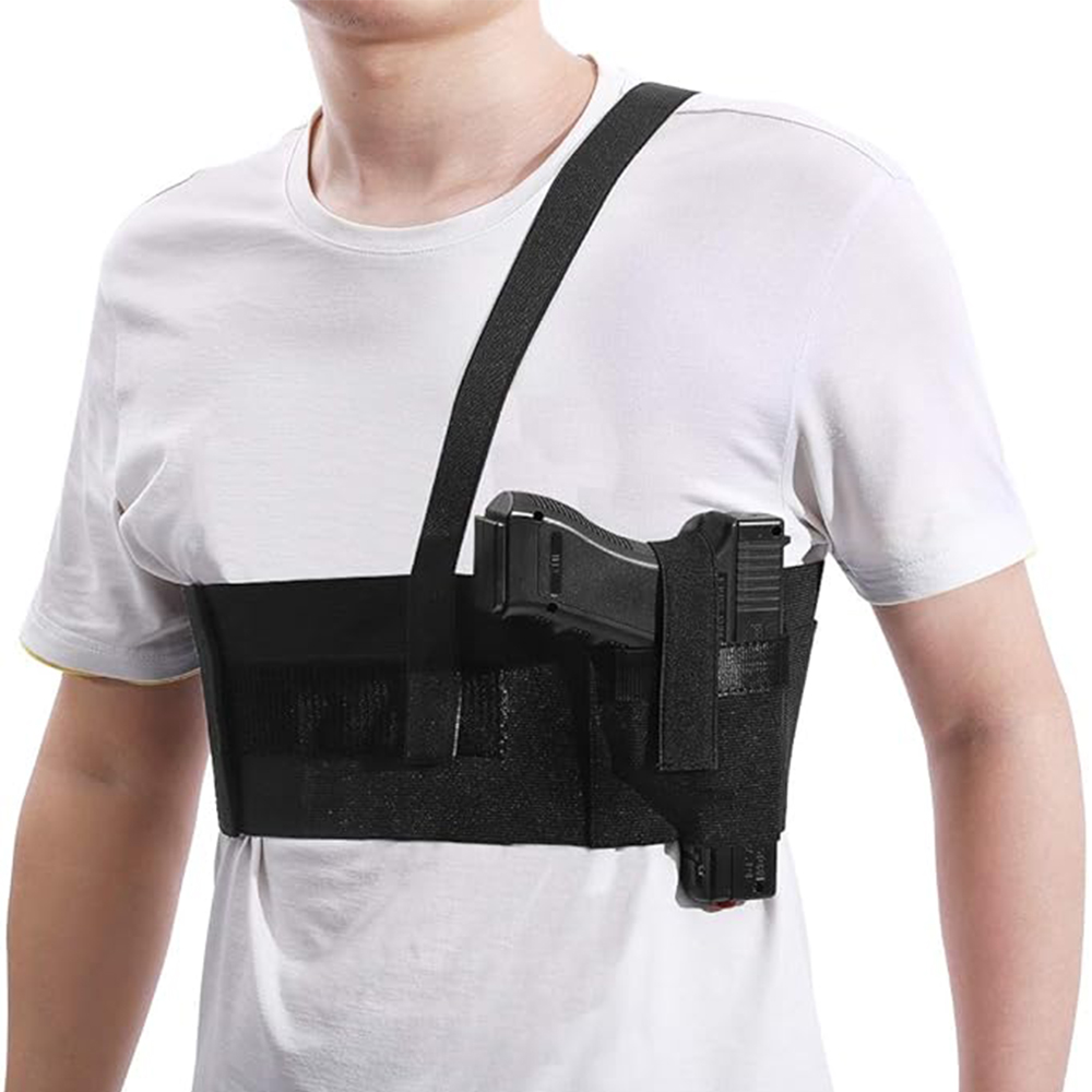 Tactical Pistol Carry Holster, Concealed Shoulder Holster, Adjustable Removable Universal Outdoor Hunting Gear