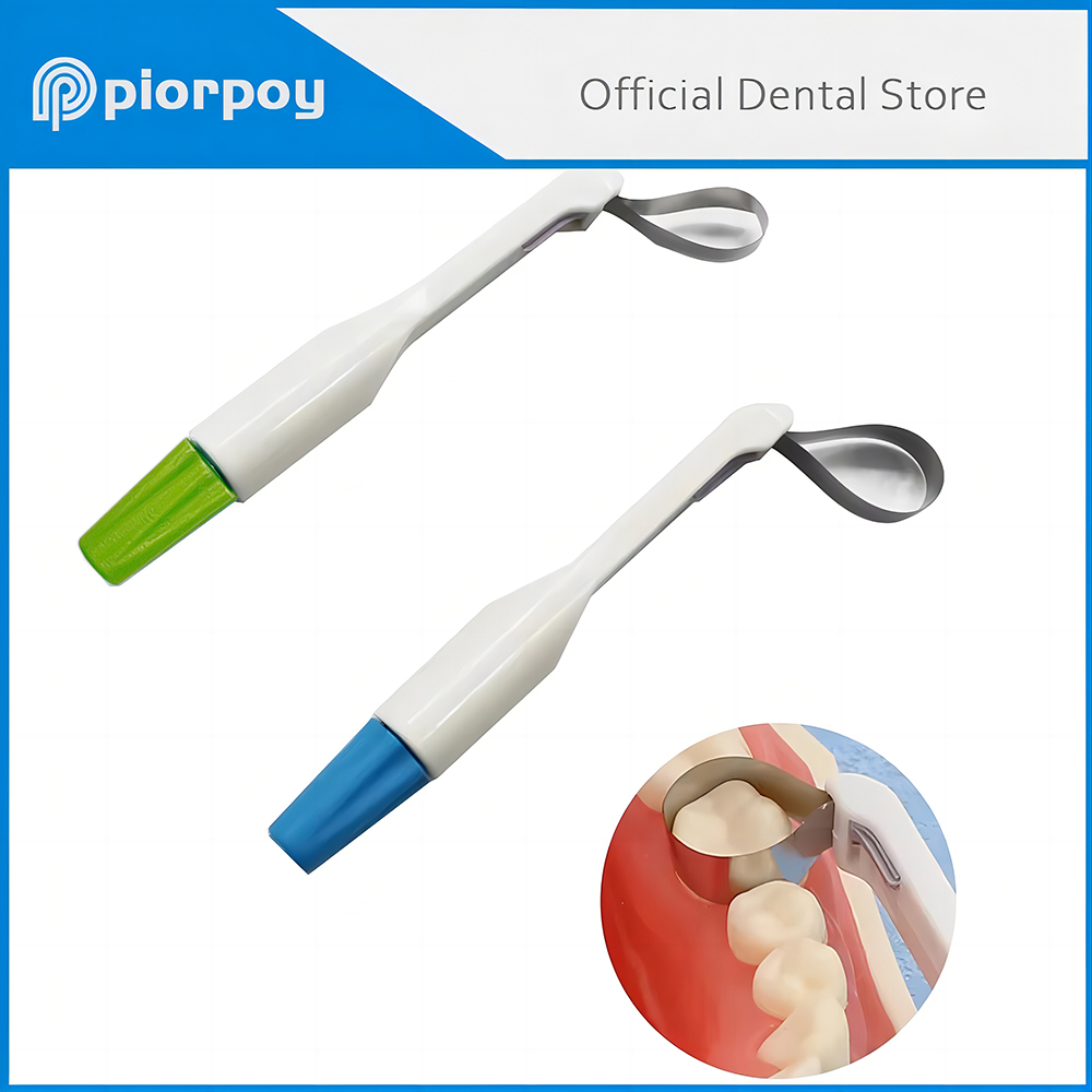 PIORPOY 1 Pc Dental Metal Matrix Bands Sectional Contoured Matrices For Molar Premolar Adjustable Ring System Standard Tools