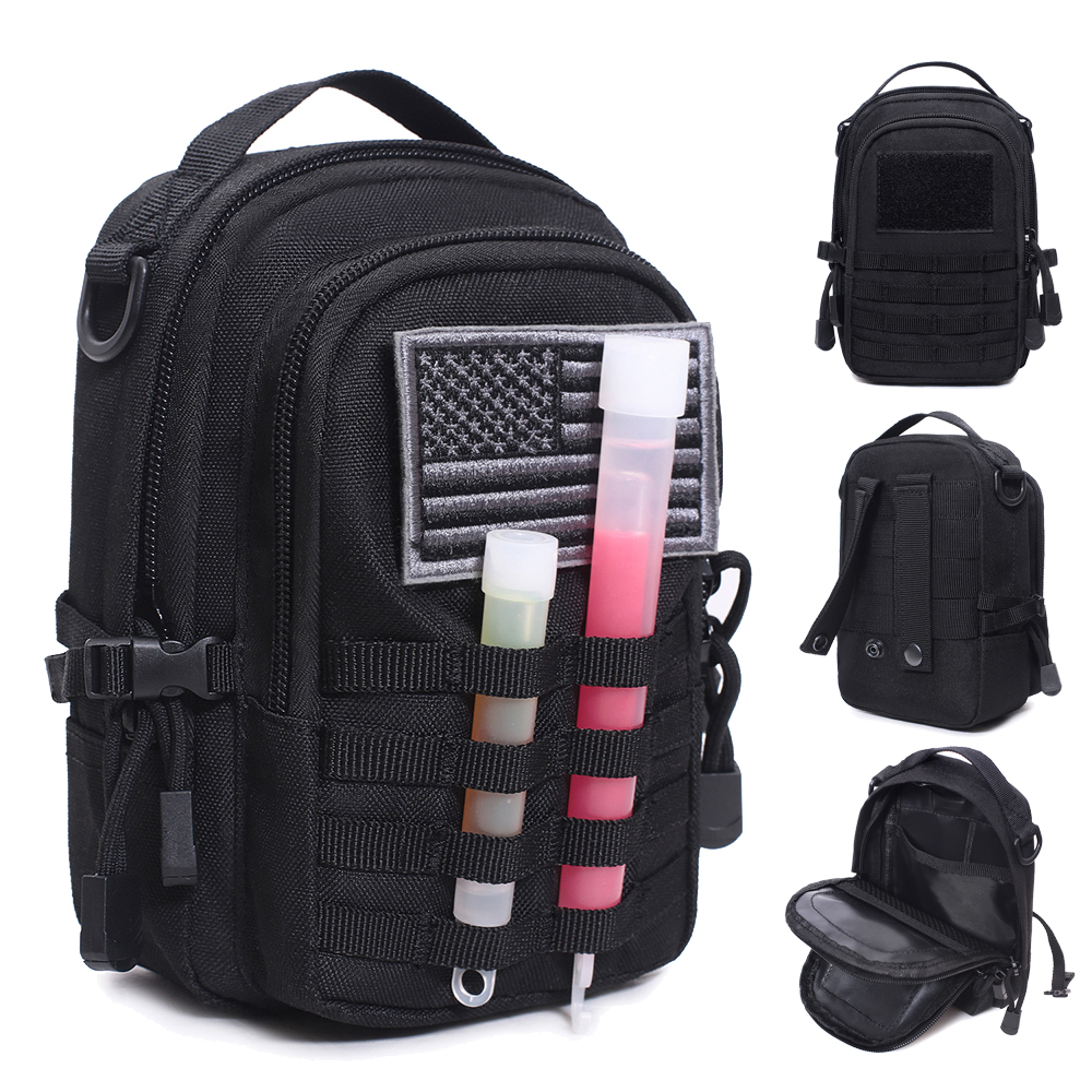 Tactical Small Molle Bag Outdoor Hiking Camping Hunting First Aid Kit Tactical Medical Bag  EDC Waist Bag  Phone Pouch