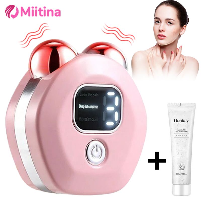 Microcurrent Face Lifting Massager and Tighten The Skin Wrinkle Remover Double Chin Neck Lift Beauty Heat Therapy skin care Gift