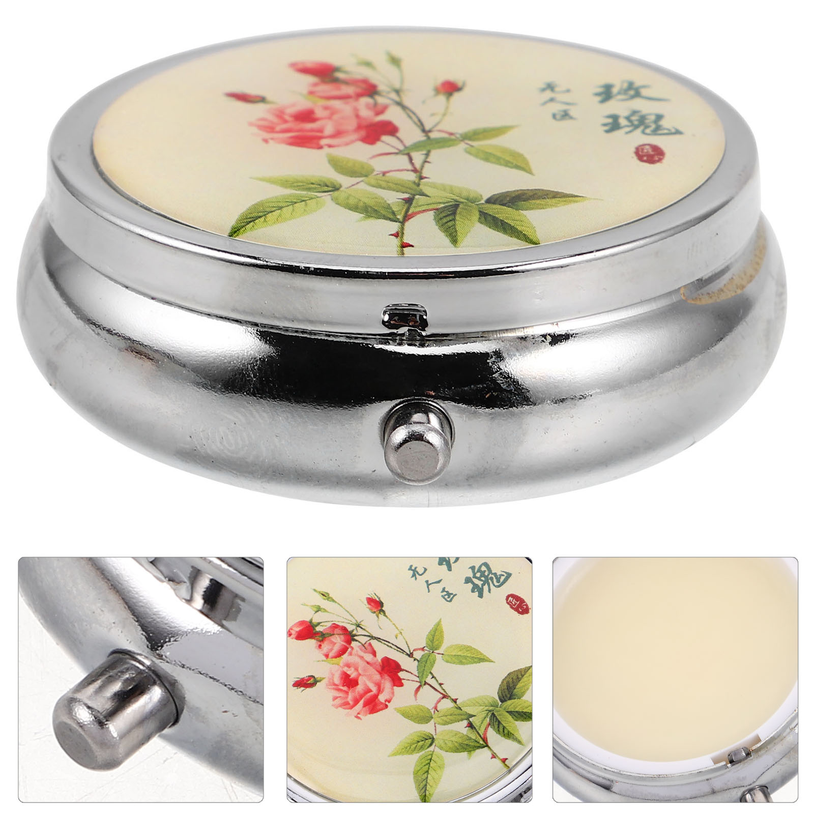 Portable Solid Fragrance Balm Rose Scented Solid Perfume Women Solid Perfume Scent Balm for Lady Convenient Solid Perfume Fragra
