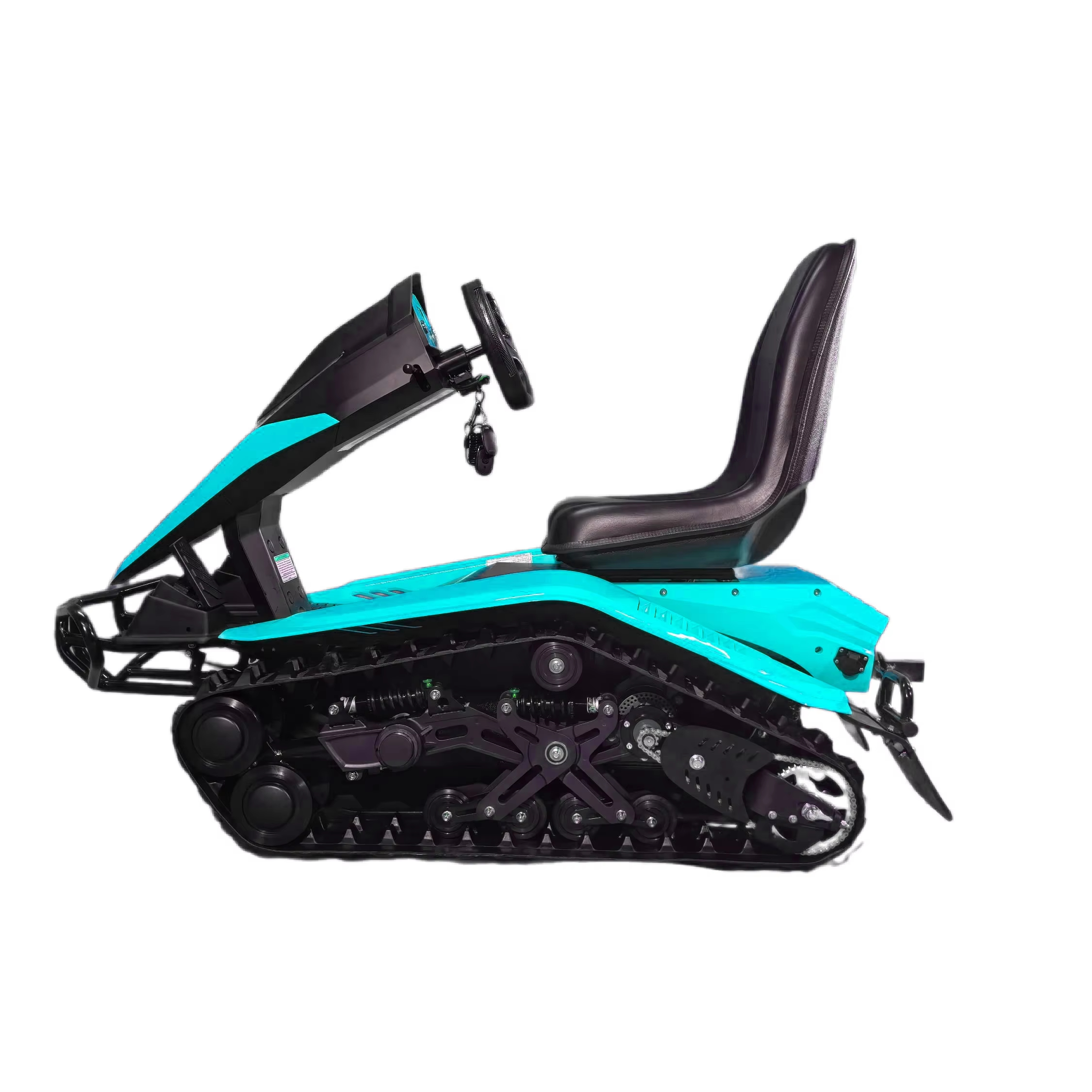 Tarrain Tracked Vehicle For Fun 72v20kw All Terrains Snowmobile ETV Tank