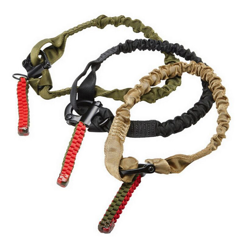 Outdoor Lanyards Tactical 55cm Adjustable Safety Rope Sling Multifunction Strap Nylon Belt Hunting Survival Kit Rescue Sling