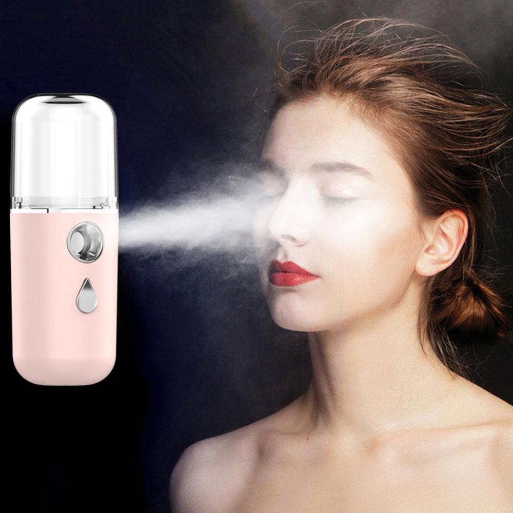 Electro-nano Sprayer Facial Steamer Portable Hydrating Mist Mini Humidifier USB Moisturizing Skin Care Beauty Instrument Tool