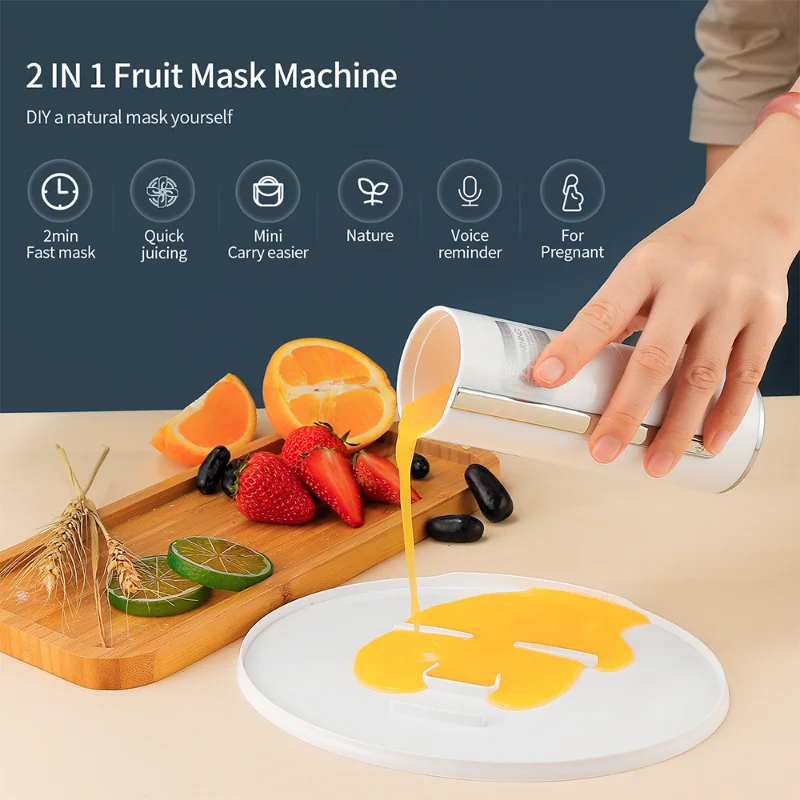 New DIY Juice Natural Mask Machine Homemade Vegetable Juicer Juice Automatic Collagen Mask