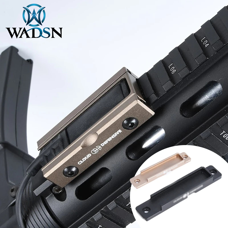 Tactical Flashlight Rat Tail Card Slot M300 M600 Pressure pad hunting reconnaissance light switch Installation 20mm guide rail