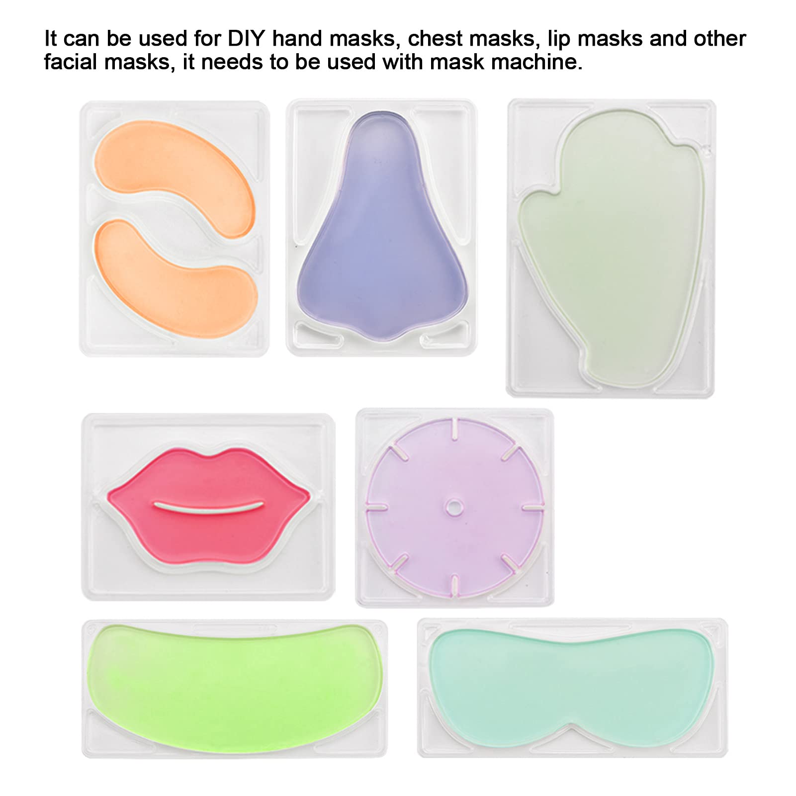 Reusable mask mold Facial mask patch mold machine Homemade mask accessory tool Can be used at home beauty salon Skin care