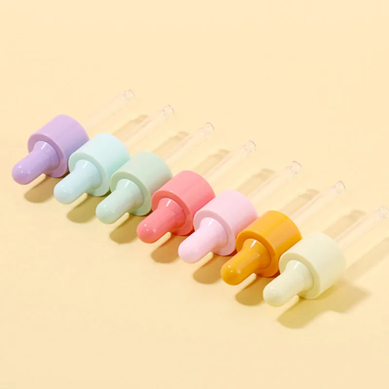 Perfume Essential Oil Bottles Small Glass Cosmetic Original Liquid Dropper Bottle Packaging Pots Frosted Glass square Dropper