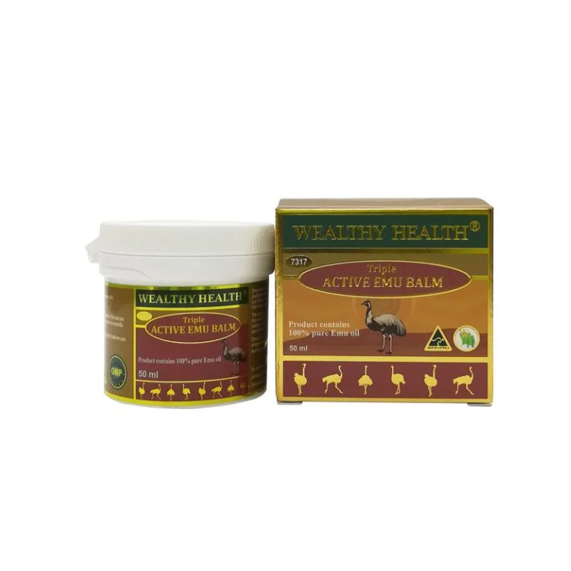Triple Active Pure Emu Oil Balm Bottle Relieve Body Muscles Neck Back Joint Soothing Soften Moisturise And Hydrate Skin