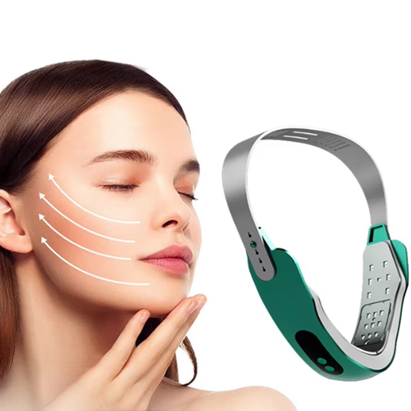 Home Use Electric Double Chin Face Lift Skin Tightening Facial Massager Beauty Device