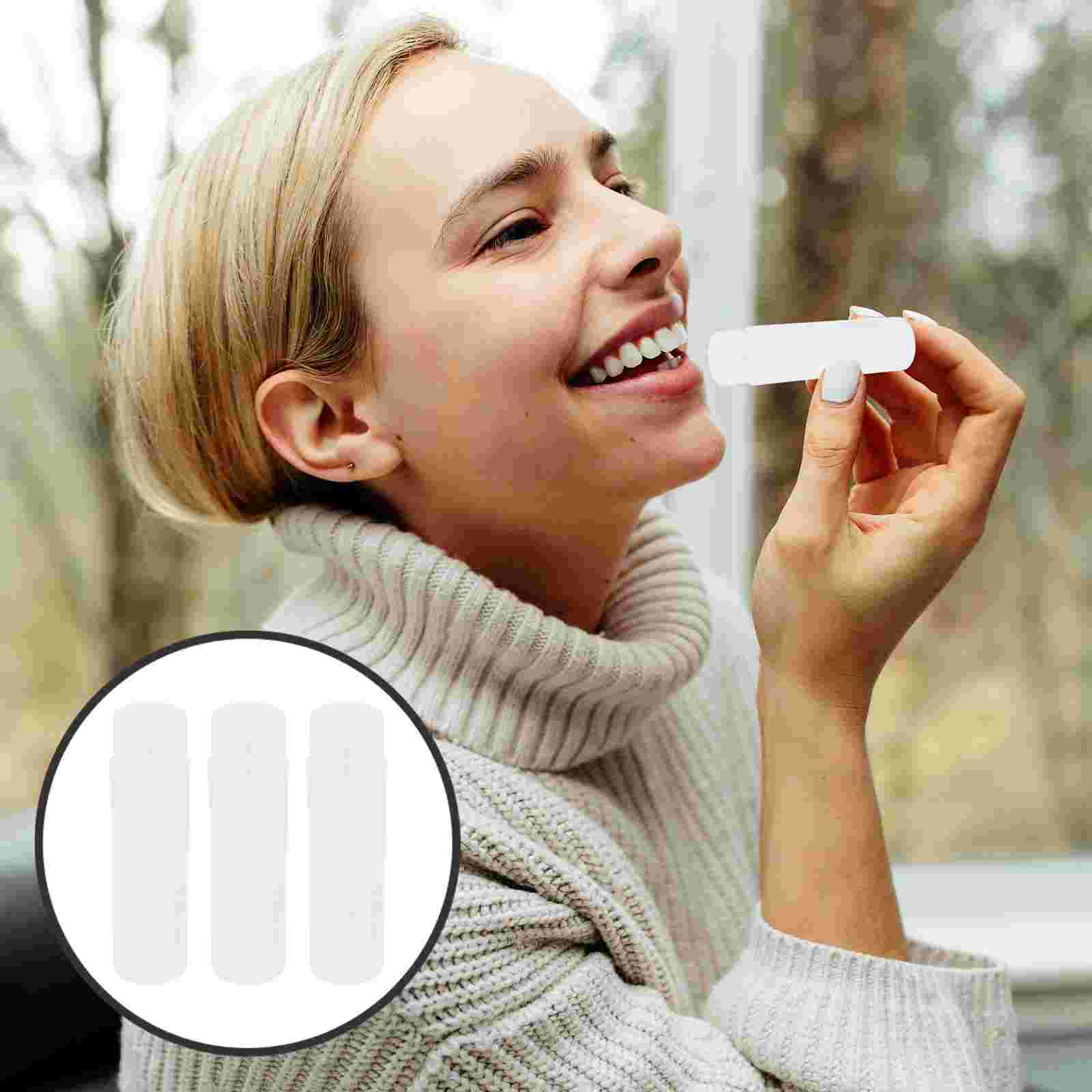 100pcs Tube DIY Empty Container with Caps Lipstick Storage Tube Lip Container Tubes