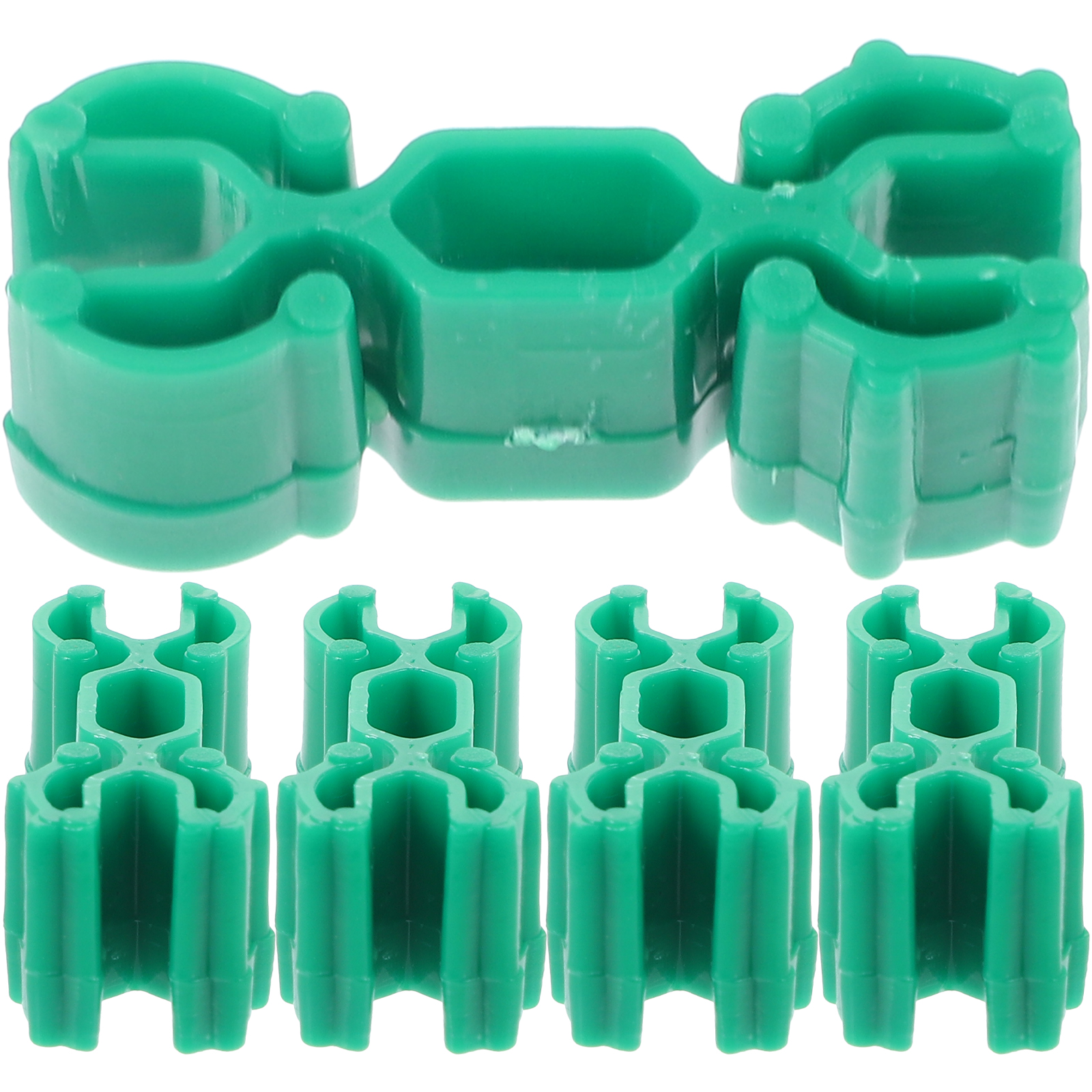 5pcs Train Track Connector Sturdy Plastic Railway Track Connectors for DIY Pretend Play Lightweight Simulation for Train