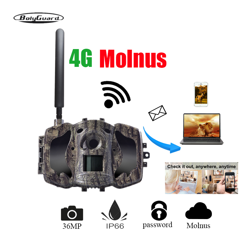 BolyGuard MG984G-36M Hunting Camera 4G 36M 1080P HD Wildlife Camera MMS EMS Waterproof Wireless Trail outdoor Camera