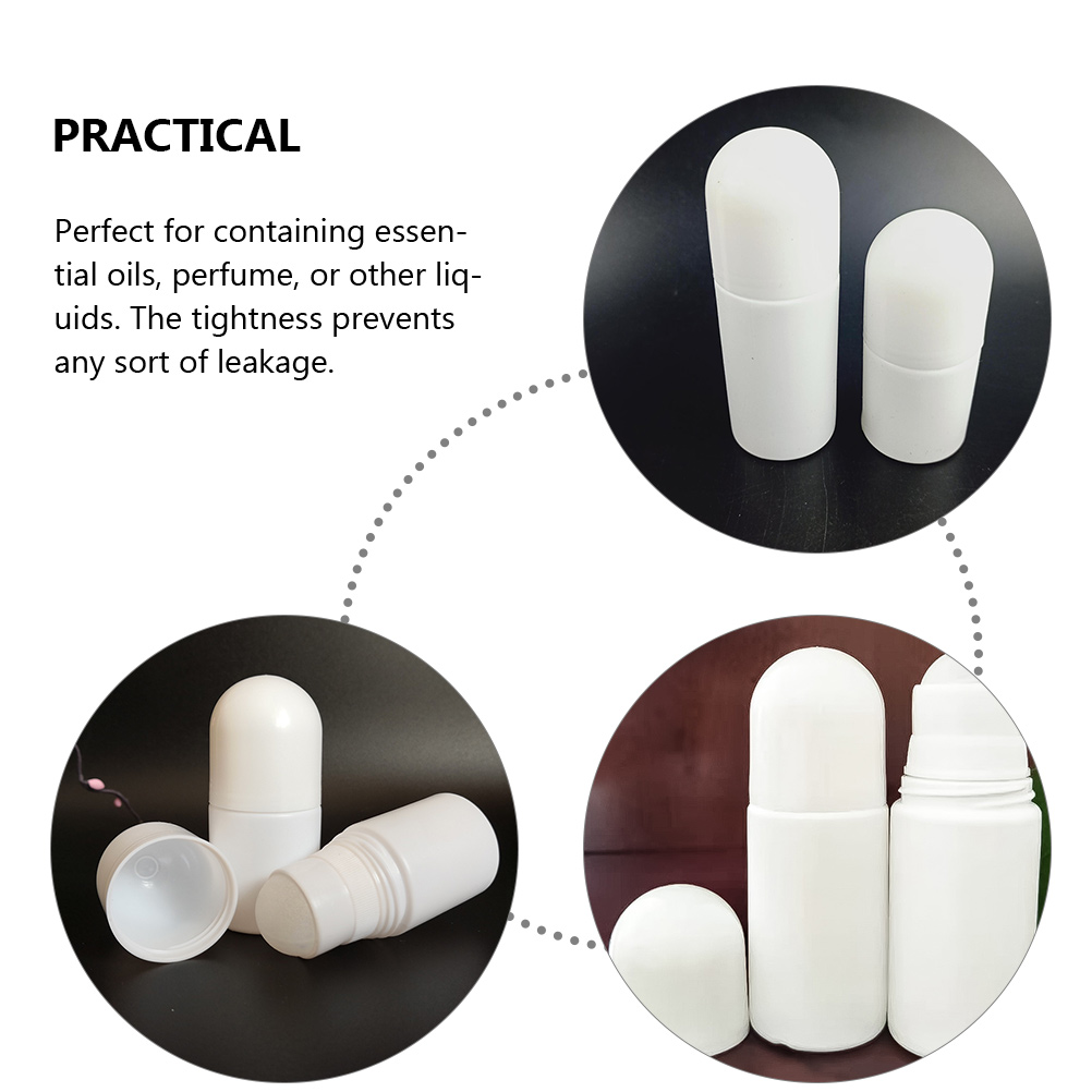 20 Pcs Bottles Essential Oil Containers Portable Travel Small PE Empty Leak Portable Roller Bottles Proof Perfume
