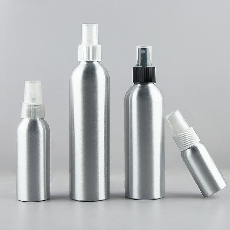 30 250 500ml Travel Cosmetics Aluminum Refillable Spray Bottle