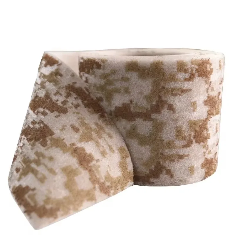 Camouflage Loop Fastener Strap Desert Digital Magic Sticking Tape Backpacks Sewing DIY No Glue Tactical Gear Hunting Accessories