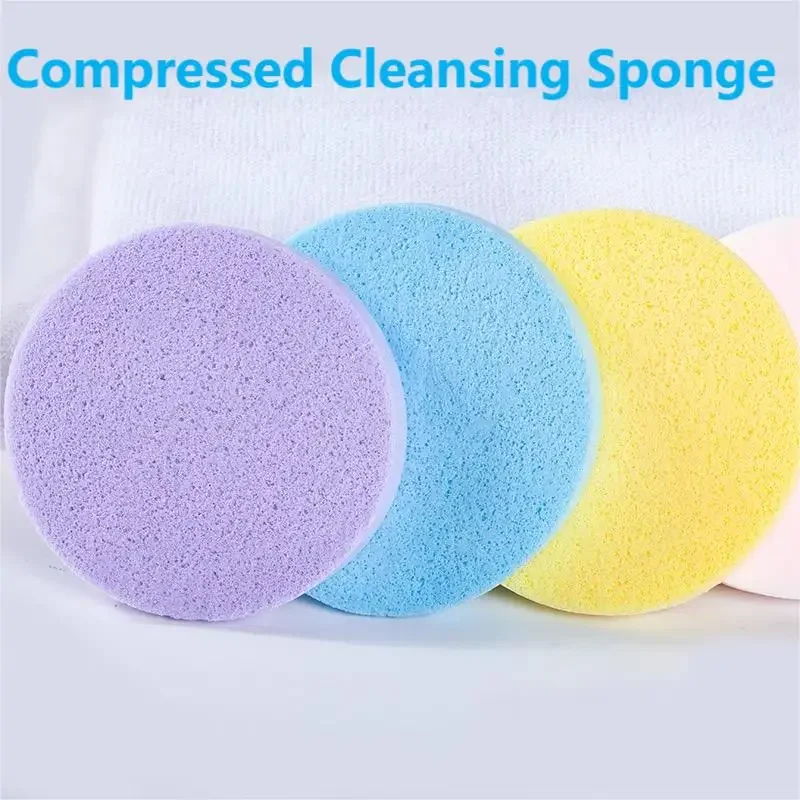 Facial sponge compression strip facial cleanser foam seaweed massage facial sponge foam beauty tool manufacturer wholesale