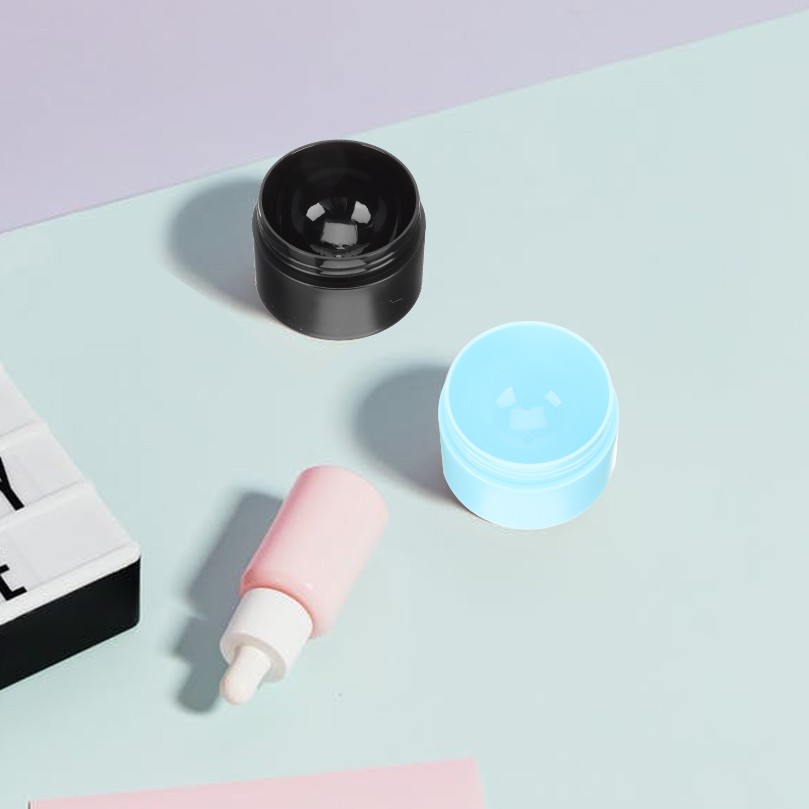 8Pcs Sub Packing Bottles Lightweight Travel Containers Empty Boxes Creams Lotions Shampoos Storage Plastic Portable