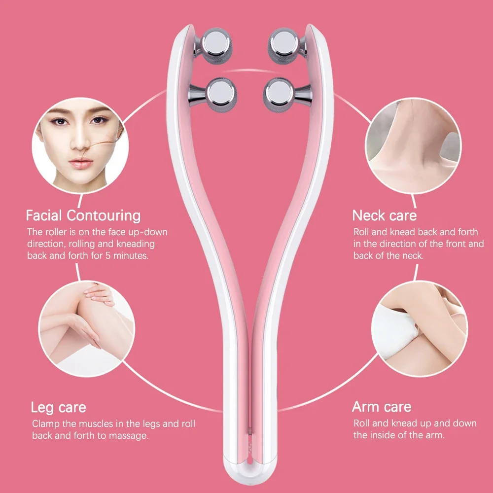 EMS Face Lift Roller Double Chin V-Shaped Face Massager Chin Slim Slim Face Lift Belt Skin Care Tools