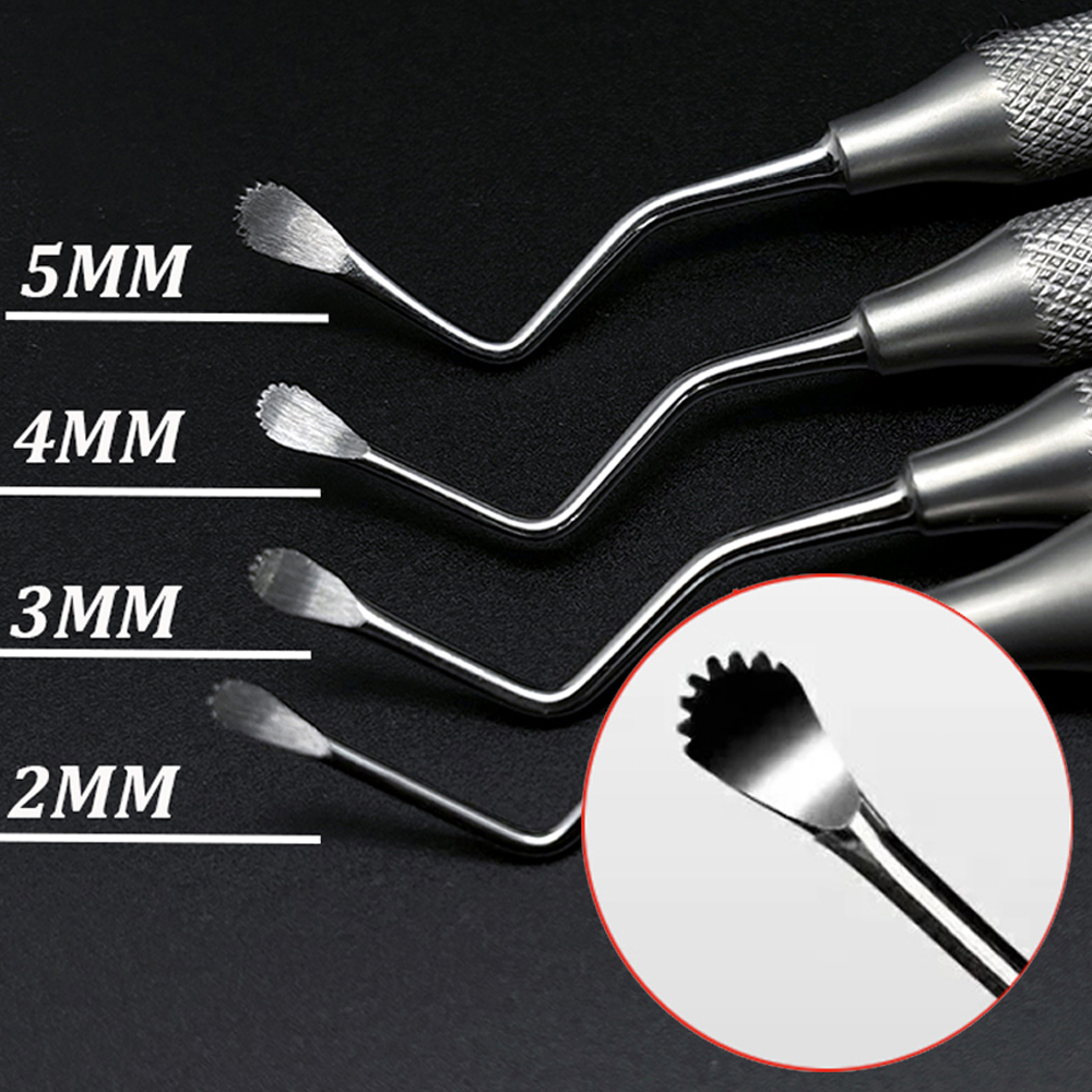Dental Xexcavator Restorative Spoon Curette Jagged Dental Scaler Gracey Double Ends