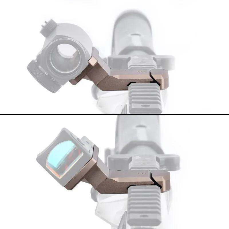 AR15 m16 airsoft rifle accessories airsoft scope,red dot optic, suitable for T1T2RMR45 degree red dot mirror base,20mm picatinn